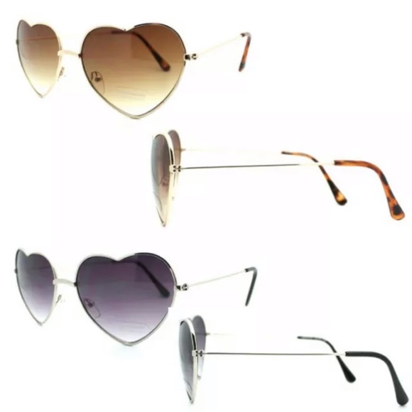 ROSE GOLD HEART SUNGLASSES - Picture 4 of 5